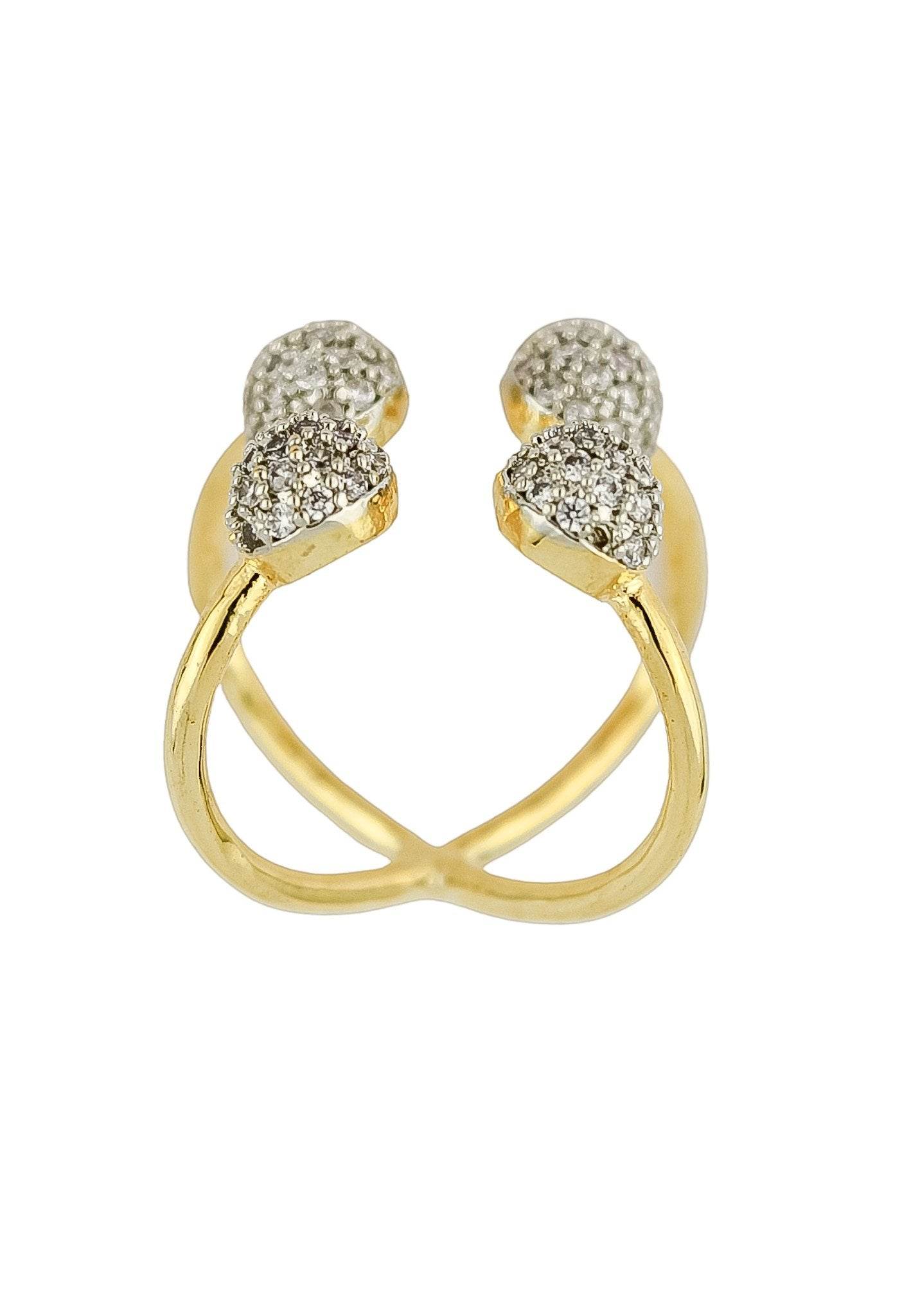 Joy Ring in 18K Gold Plating Adjustable Size - Estalios