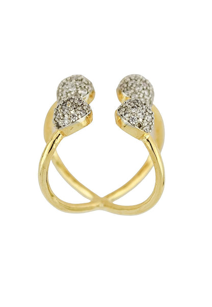 Joy Ring in 18K Gold Plating Adjustable Size - Estalios