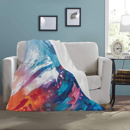 Ultra-Soft Micro Fleece Blanket 40" x 50" Made In USA