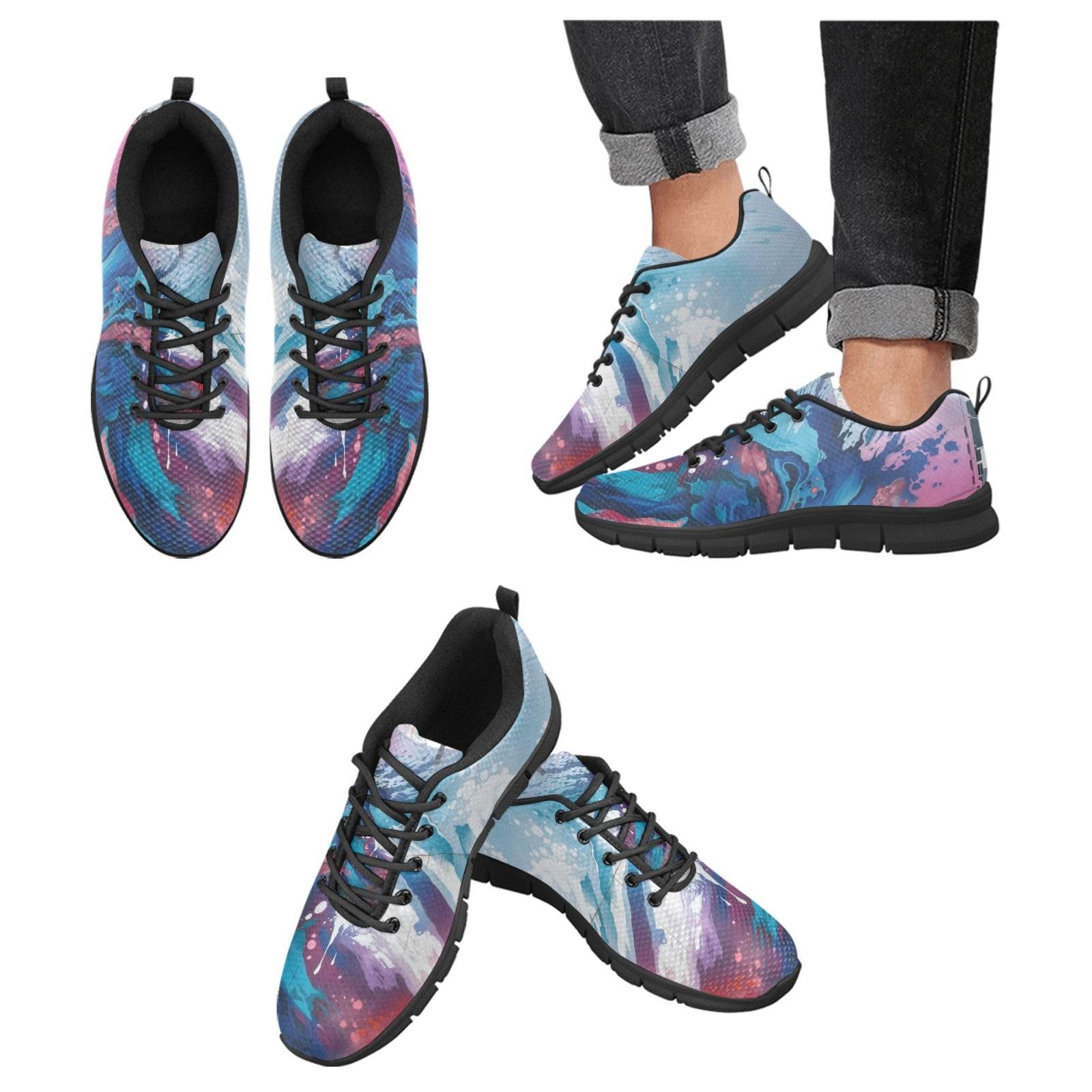 Men's Breathable Sneakers Model 055 for Comfort and Durability - Estalios