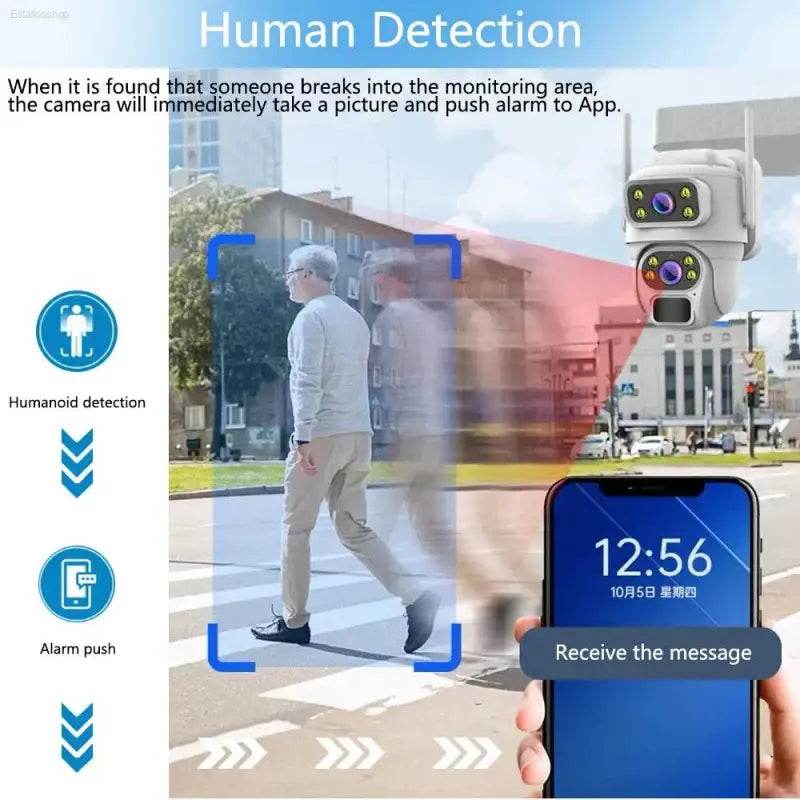 Unleash 8mp 4k Solar Power: Wireless Outdoor Security with Color Night Vision! - Estalios