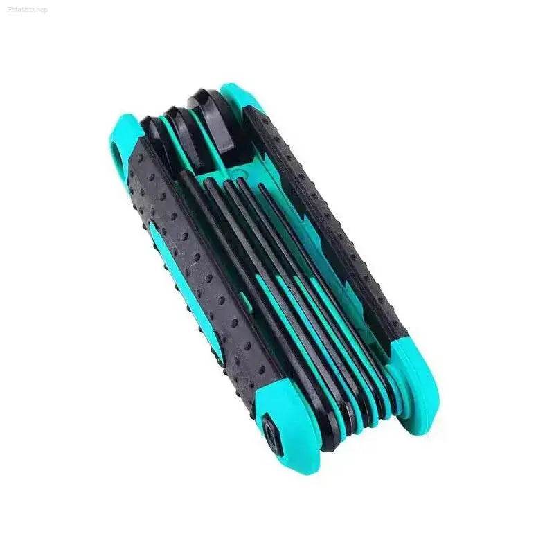 8pcs Portable Folding Socket Wrench Set for Outdoor Repair - Estalios