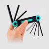 8pcs Portable Folding Socket Wrench Set for Outdoor Repair - Estalios
