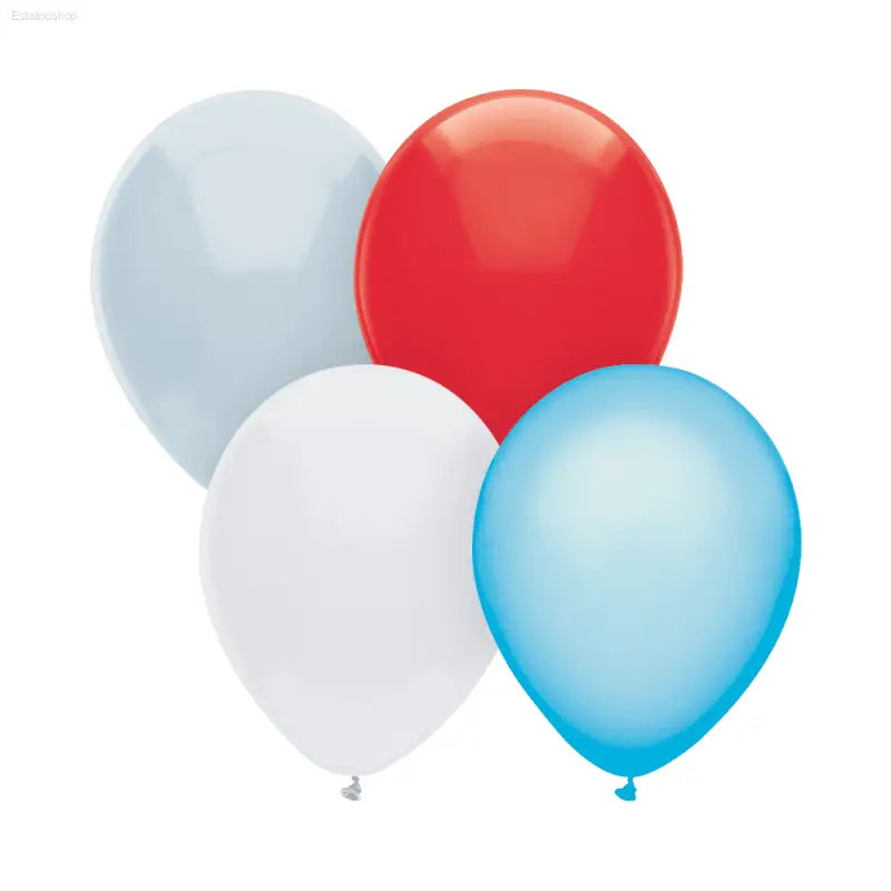 9" Red/White/Blue Balloons, 20 Count, by Way to Celebrate