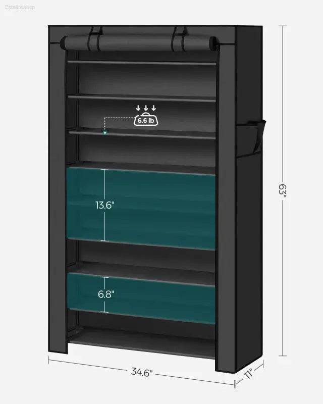 9 Tier Shoe Rack Organizer for 40-50 Pairs of Shoes - Estalios