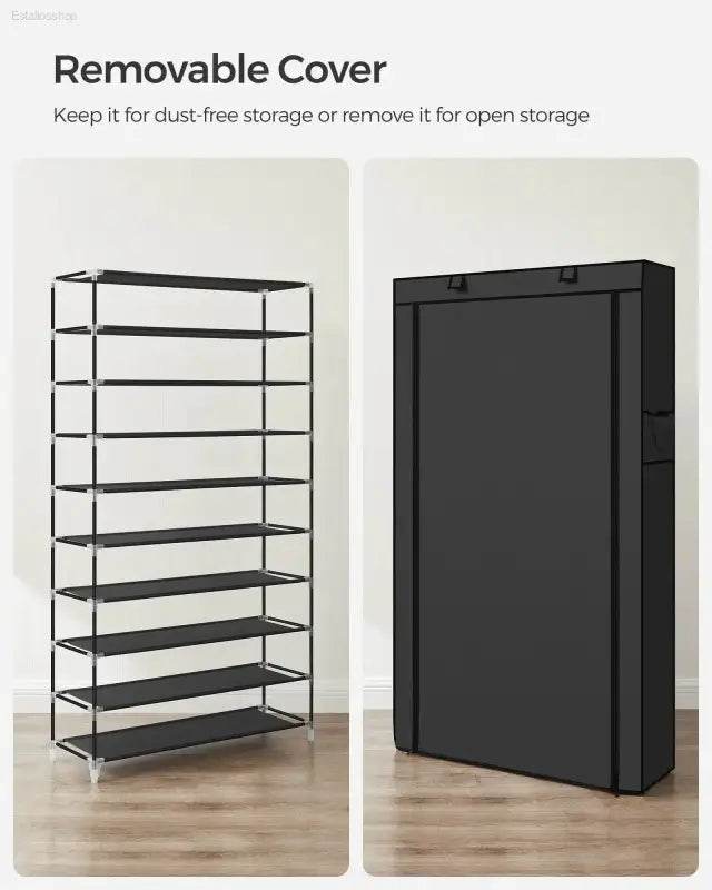 9 Tier Shoe Rack Organizer for 40-50 Pairs of Shoes - Estalios