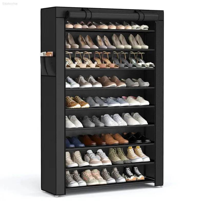 9 Tier Shoe Rack Organizer for 40-50 Pairs of Shoes - Estalios