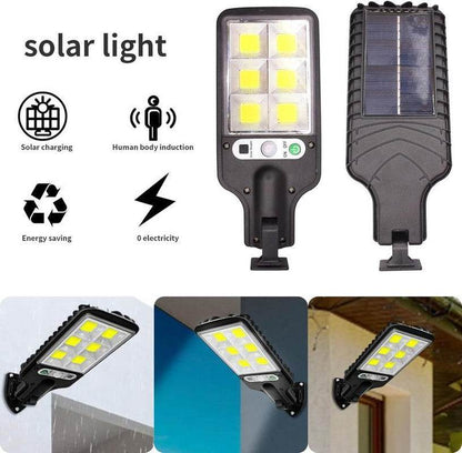 Solar Street Lights Motion Sensor Security 3 Modes Outdoor Lamp - Estalios