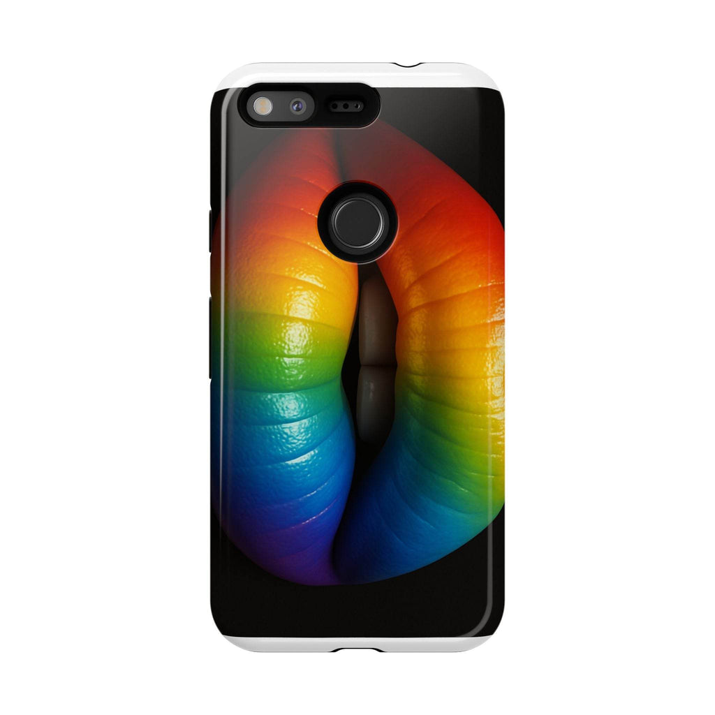 Rainbow Lips Phone Case - Tough Cover for LGBTQ+ Pride - Estalios