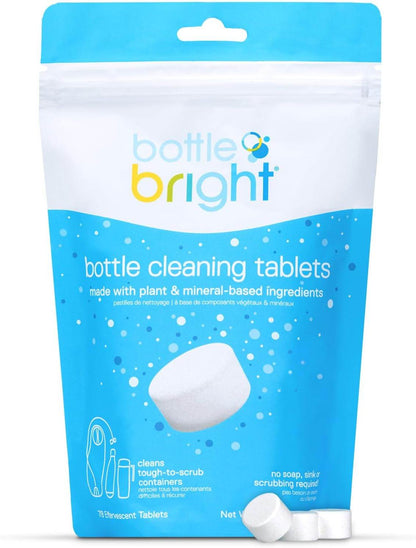 Clean Stainless Steel Tumblers - Easy Safe Cleaning Tablets - Estalios