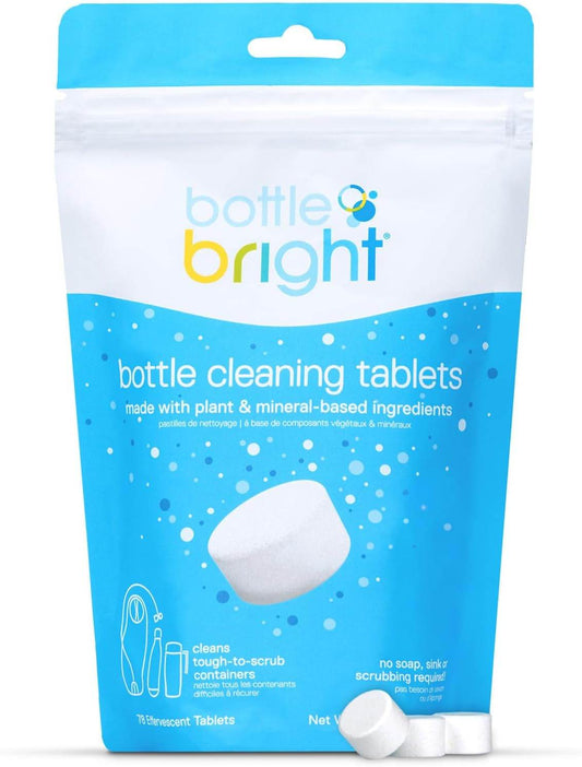 Clean Stainless Steel Tumblers - Easy Safe Cleaning Tablets - Estalios
