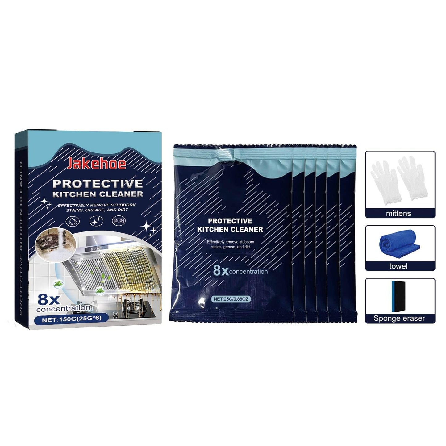 Kitchen Cleaning Detergent Powder For Heavy Oil Decontamination - Estalios