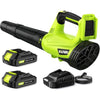 New-Cordless Leaf Blower – 2-Speed Electric Blower with 2 Batteries & Charger, Lightweight for Yard, Patio & Dust Cleaning