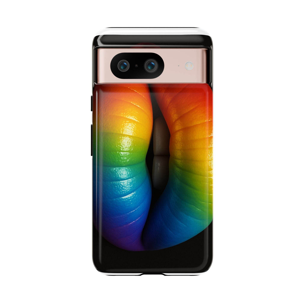 Rainbow Lips Phone Case - Tough Cover for LGBTQ+ Pride - Estalios