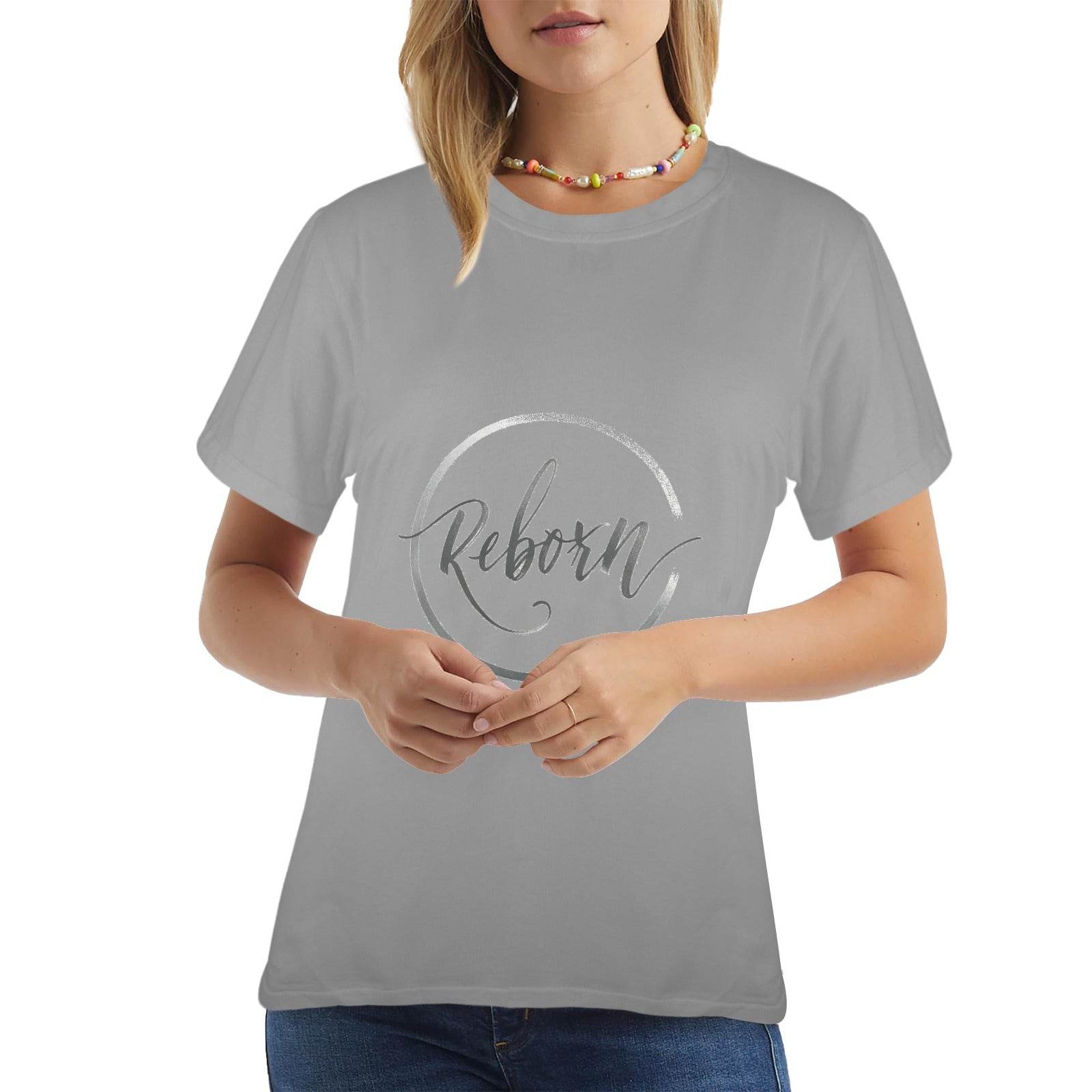 New Women's T-Shirt in USA Size Front Print （Made in USA，Ships to USA Only） - Estalios