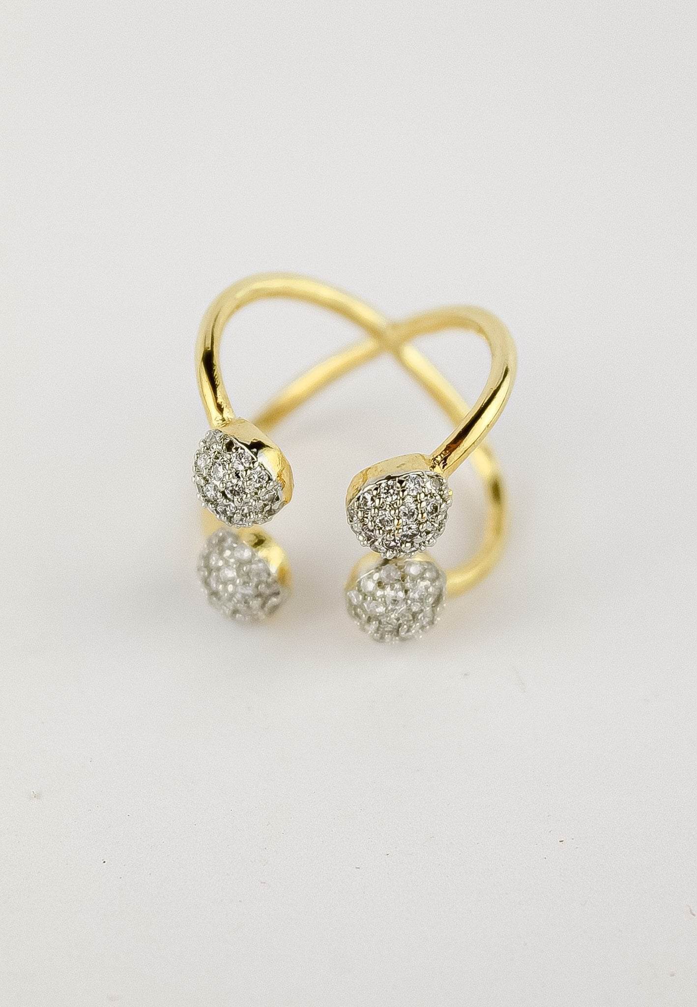 Joy Ring in 18K Gold Plating Adjustable Size - Estalios