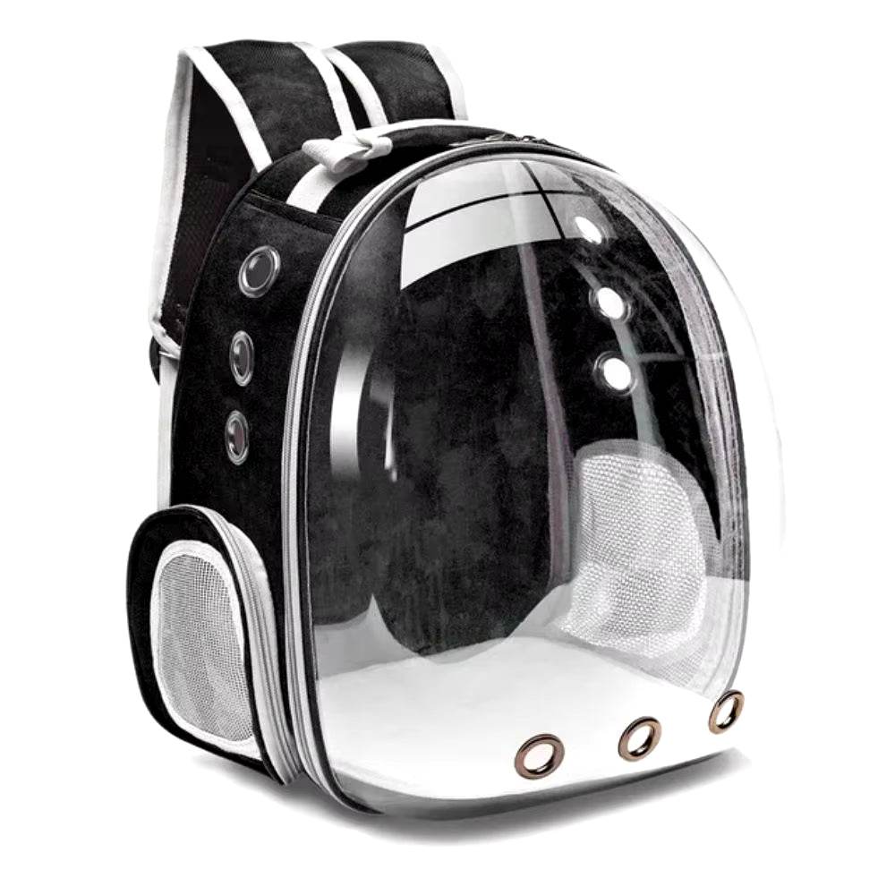 Breathable Cat Pet Carrier Backpack with Transparent Capsule - Estalios