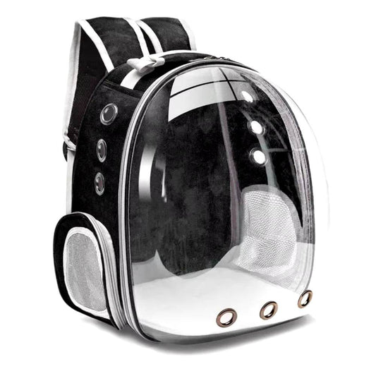 Breathable Cat Pet Carrier Backpack with Transparent Capsule - Estalios