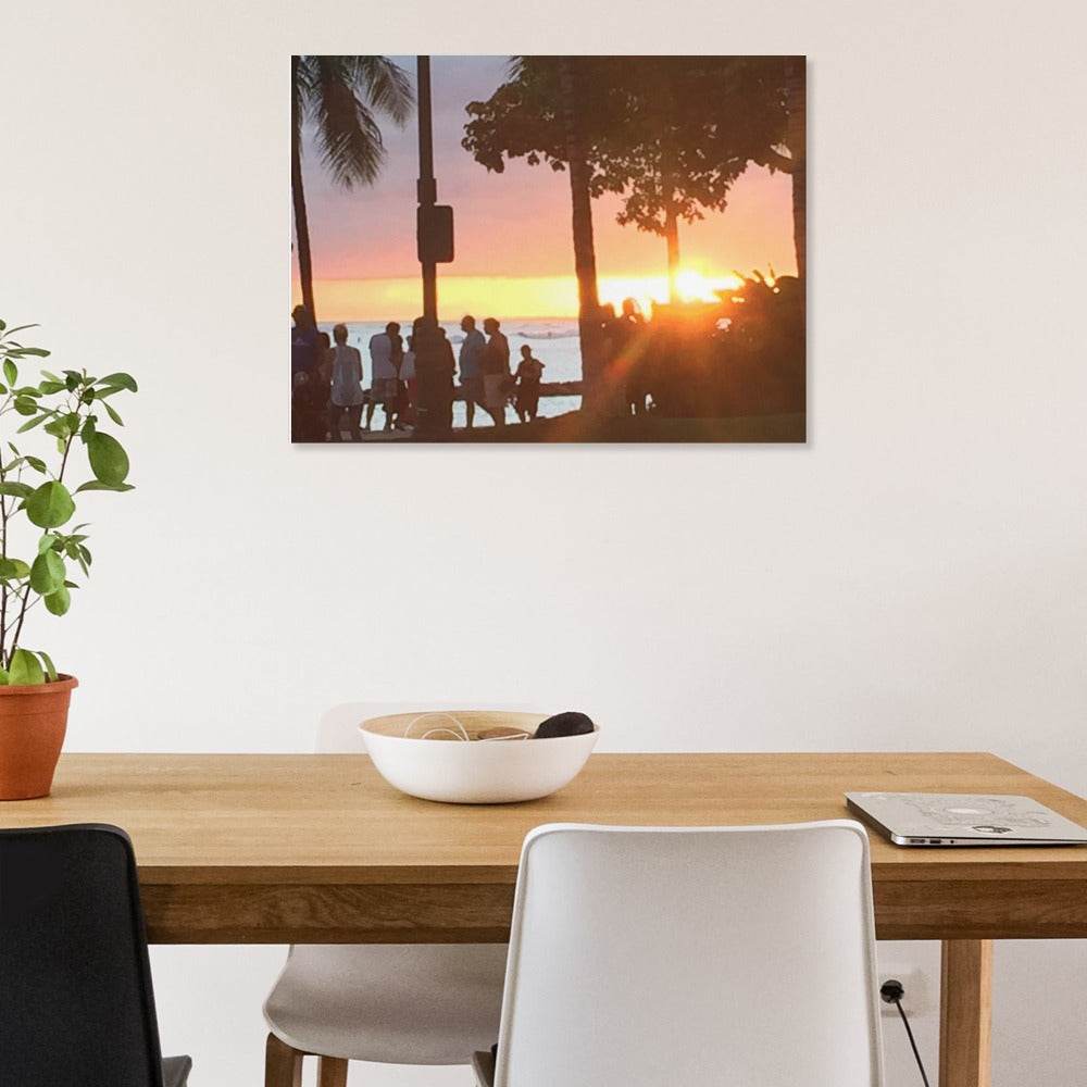 Hawaii Sunset Canvas Print Multiple sizes No Frame - Estalios