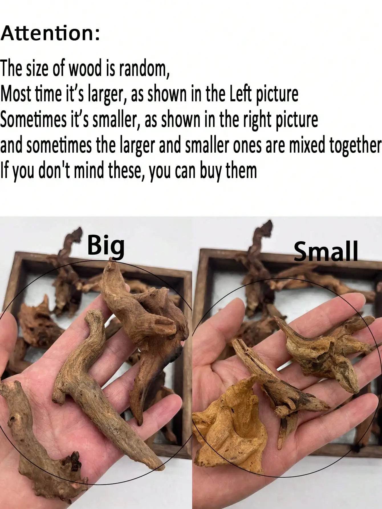 5-10CM Small Natural Tree Trunk Aquarium Decoration Ornament - Estalios