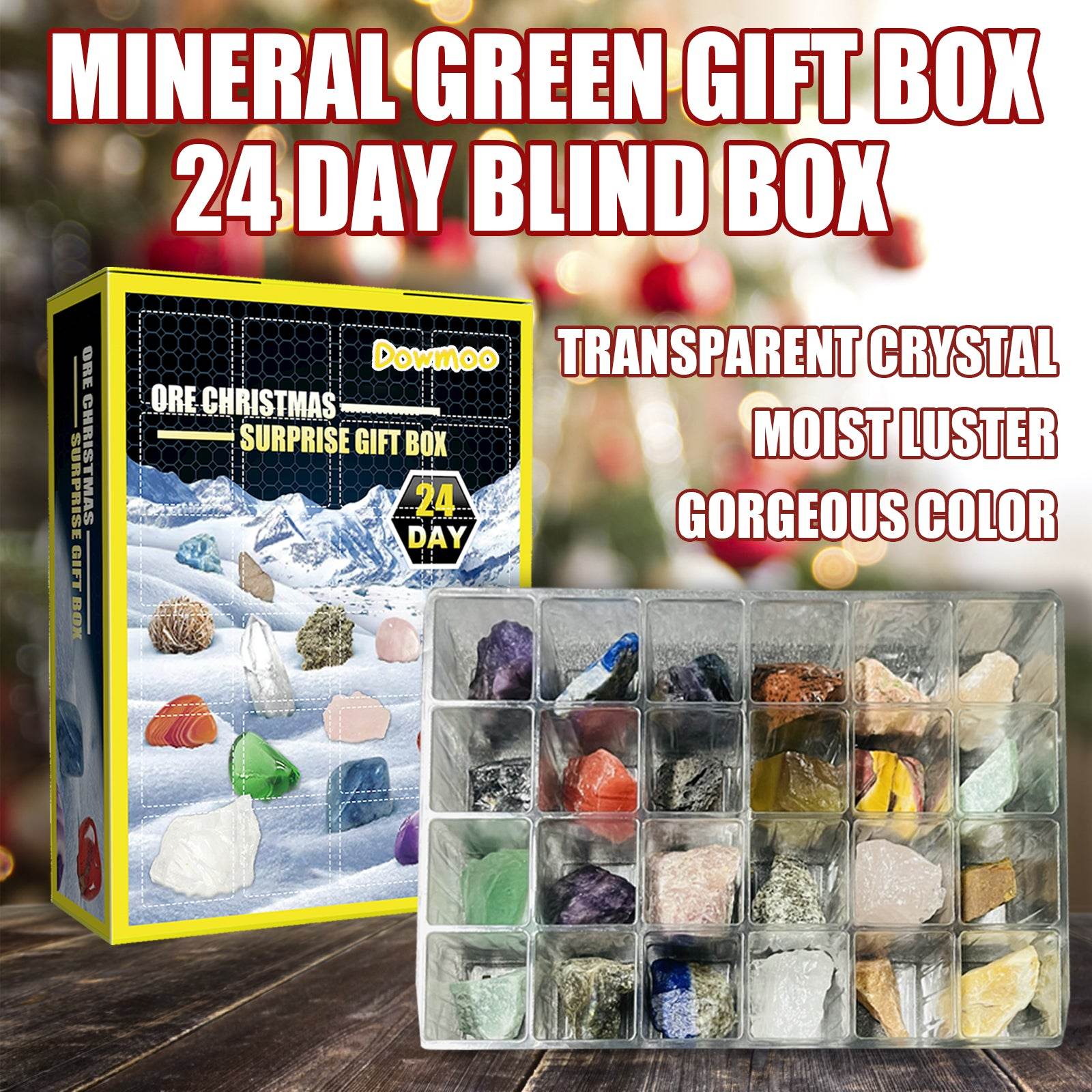 24 Grille Ore Blind Box Christmas 24 Days Toy Gift Box - Estalios