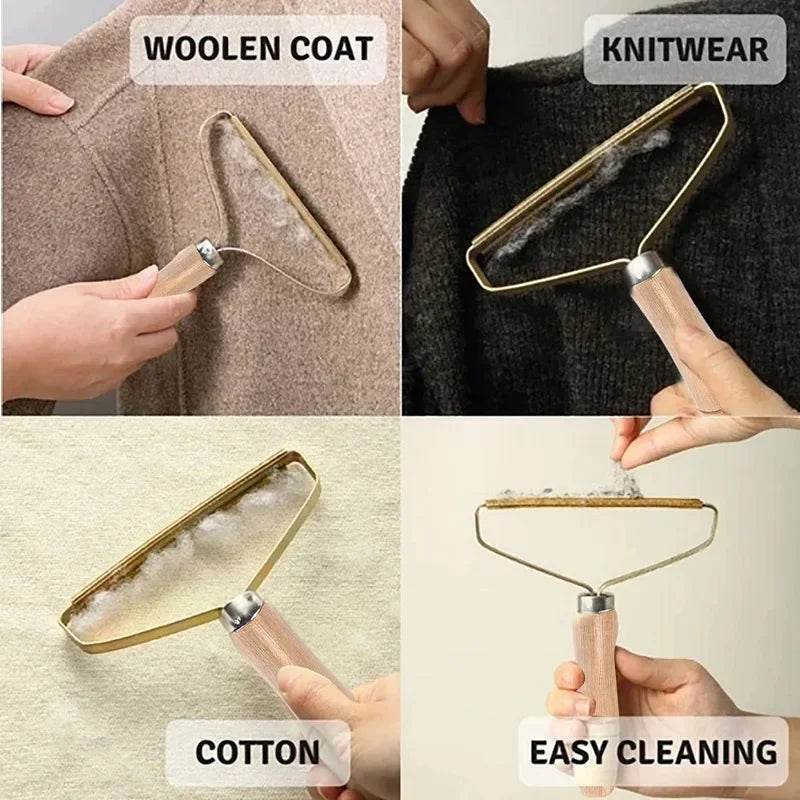 Portable Pet Hair Remover Brush for Easy Fabric Cleaning - Estalios