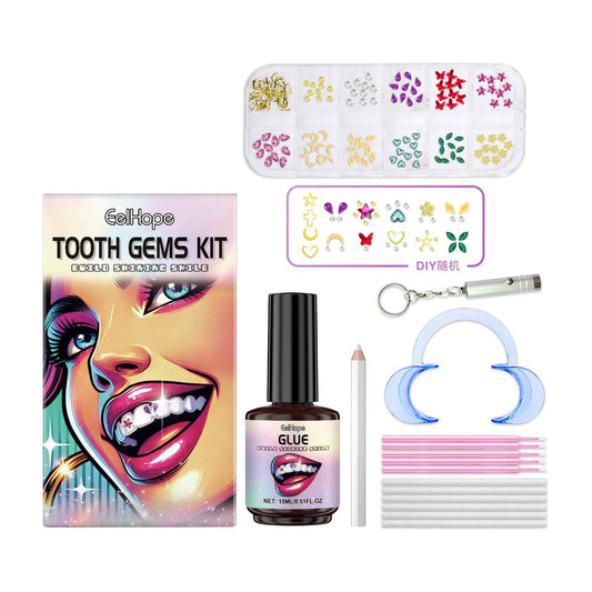 Diy Fashion Teeth Set For Stunning Smile Decoration - Estalios