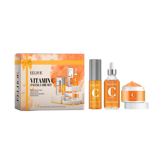 Vitamin C Facial Skin Care Set for Moisturizing Rejuvenation - Estalios