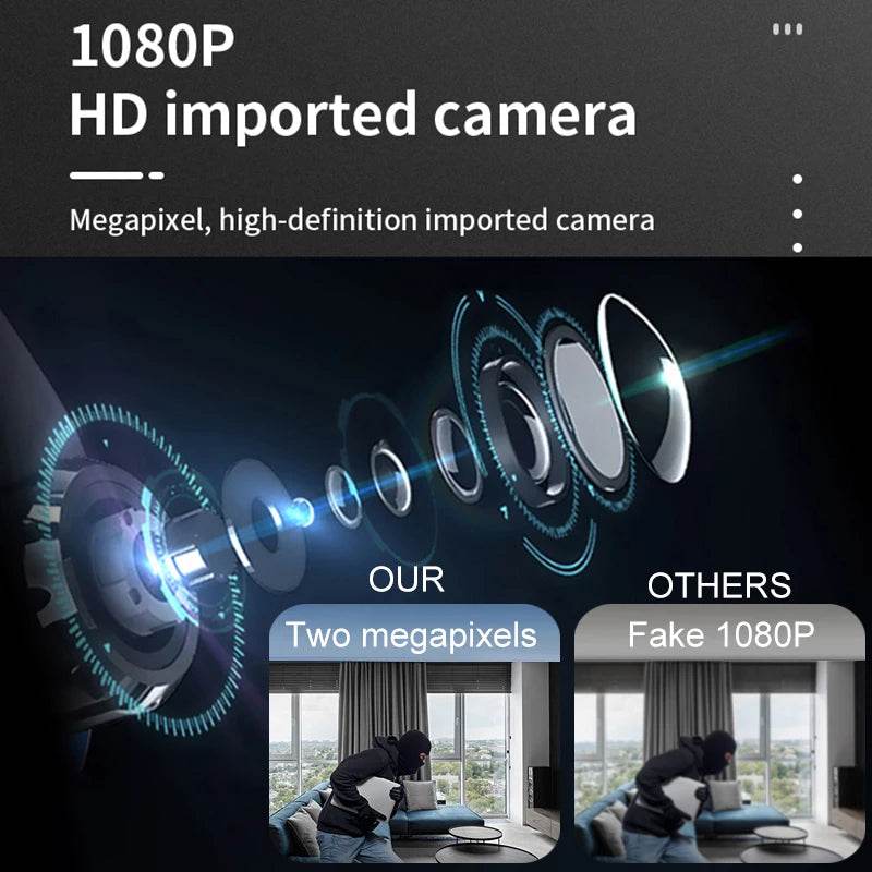 WiFi Mini Camera 1080p HD Night Version Voice Video Security Wireless Micro Camcorders Surveillance Net Cam Smart Home Recorder - Estalios