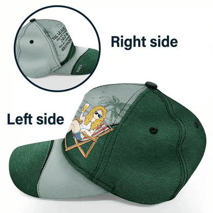 The Legend Has Retired Vintage Personalized Classic Cap - Estalios