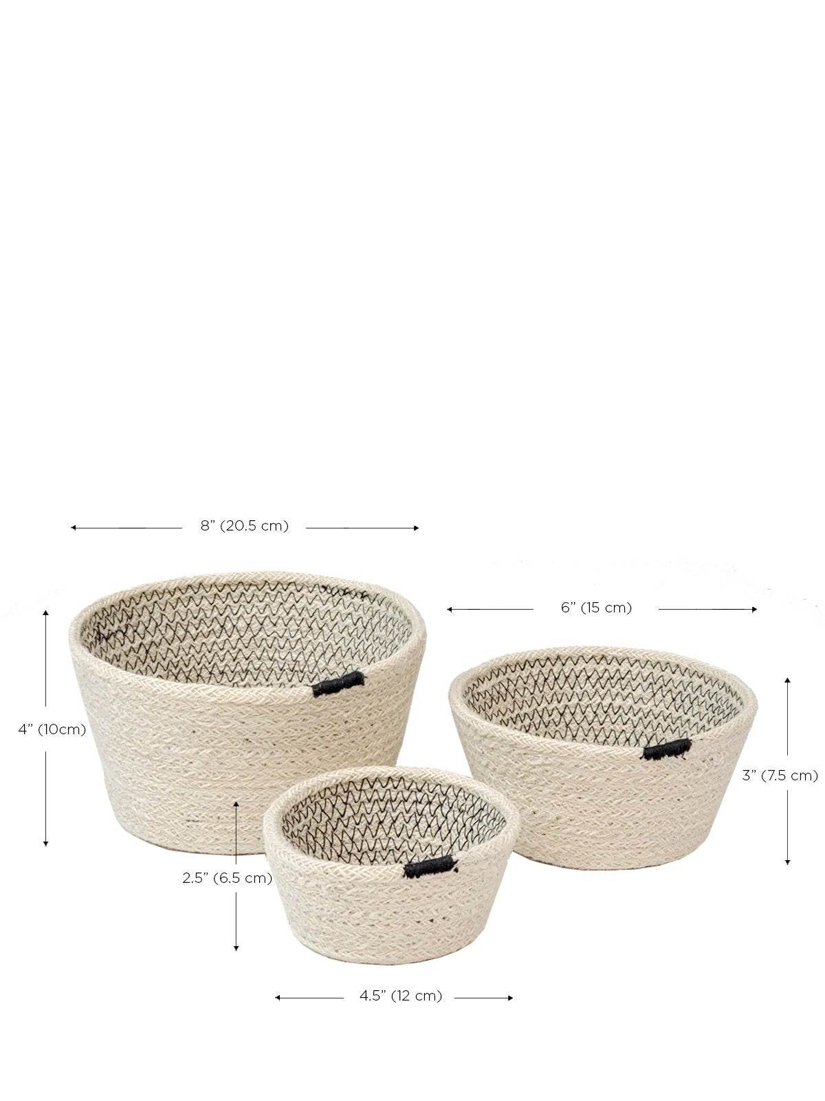Amari Bowl - Black (Set of 3) - Estalios