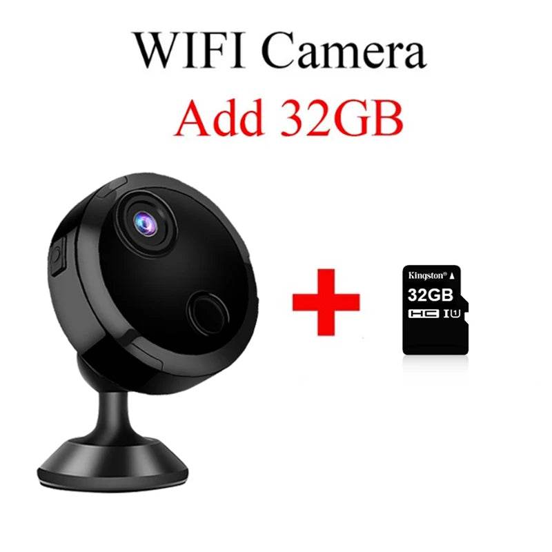 WiFi Mini Camera 1080p HD Night Version Voice Video Security Wireless Micro Camcorders Surveillance Net Cam Smart Home Recorder - Estalios