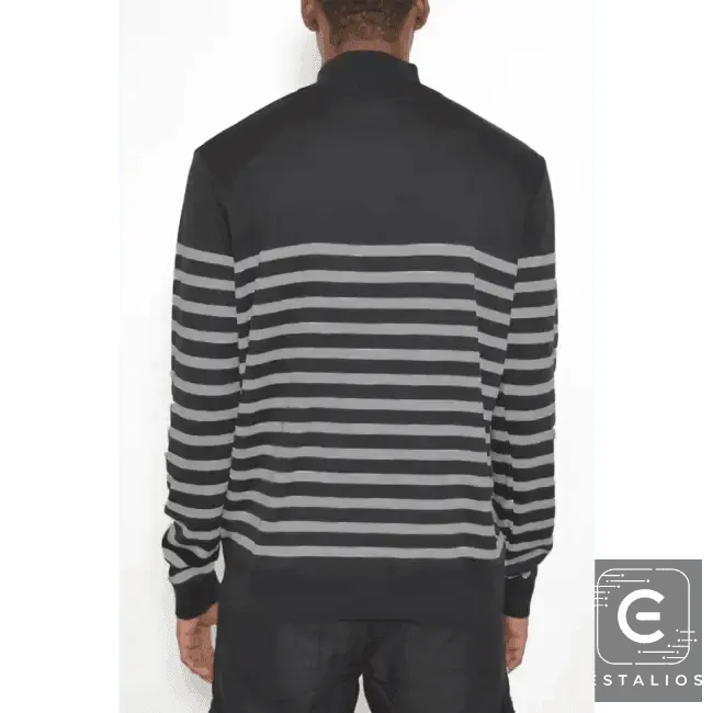 Amp Up Your Look with the Ultimate Striped Quarterzip Set - Estalios