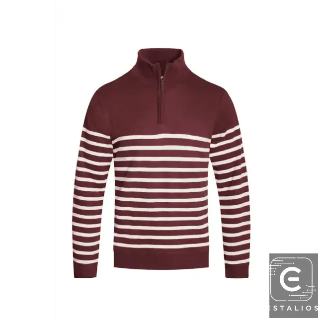 Amp Up Your Look with the Ultimate Striped Quarterzip Set - Estalios