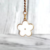 Personalized Daisy Charm – White Tumbler Accessory | For Customization