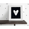 Black White Heart Art for Timeless Love and Elegance - Estalios