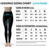 Blue Tropical Leaf Leggings for Ultimate Comfort and Style - Estalios