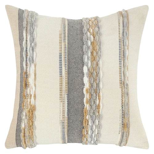 Boho Striped Chenille Throw Pillowcases for Cozy Decor - Estalios