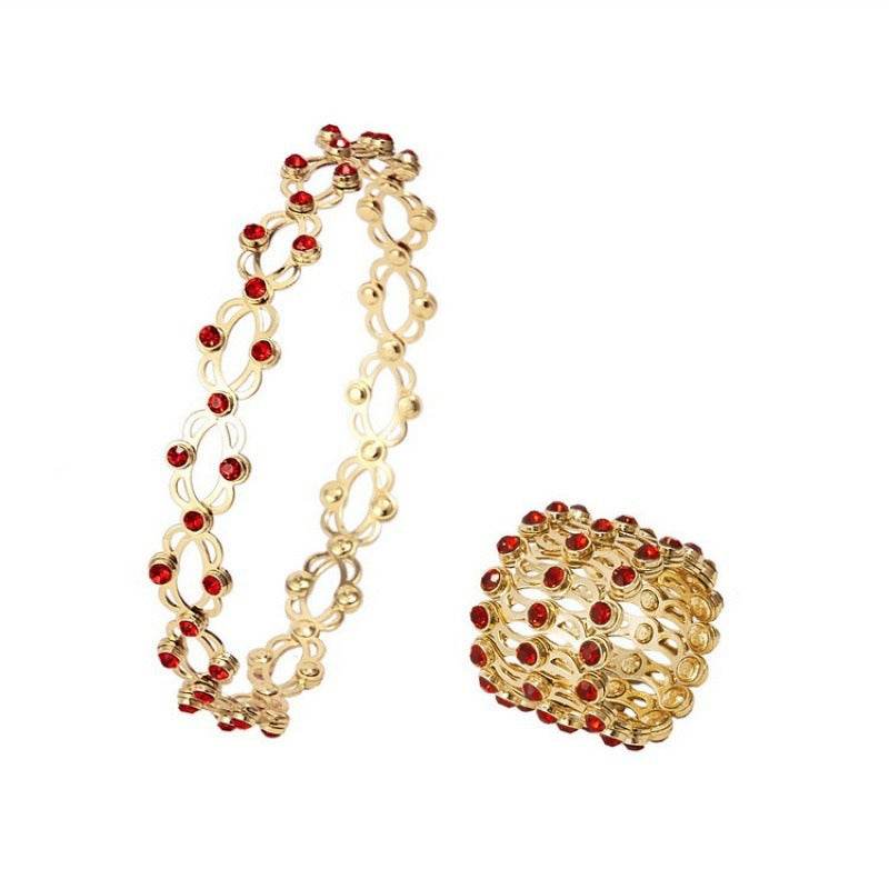 2 In 1 Creative Magic Stretchable Crystal Ring Bracelet - Estalios