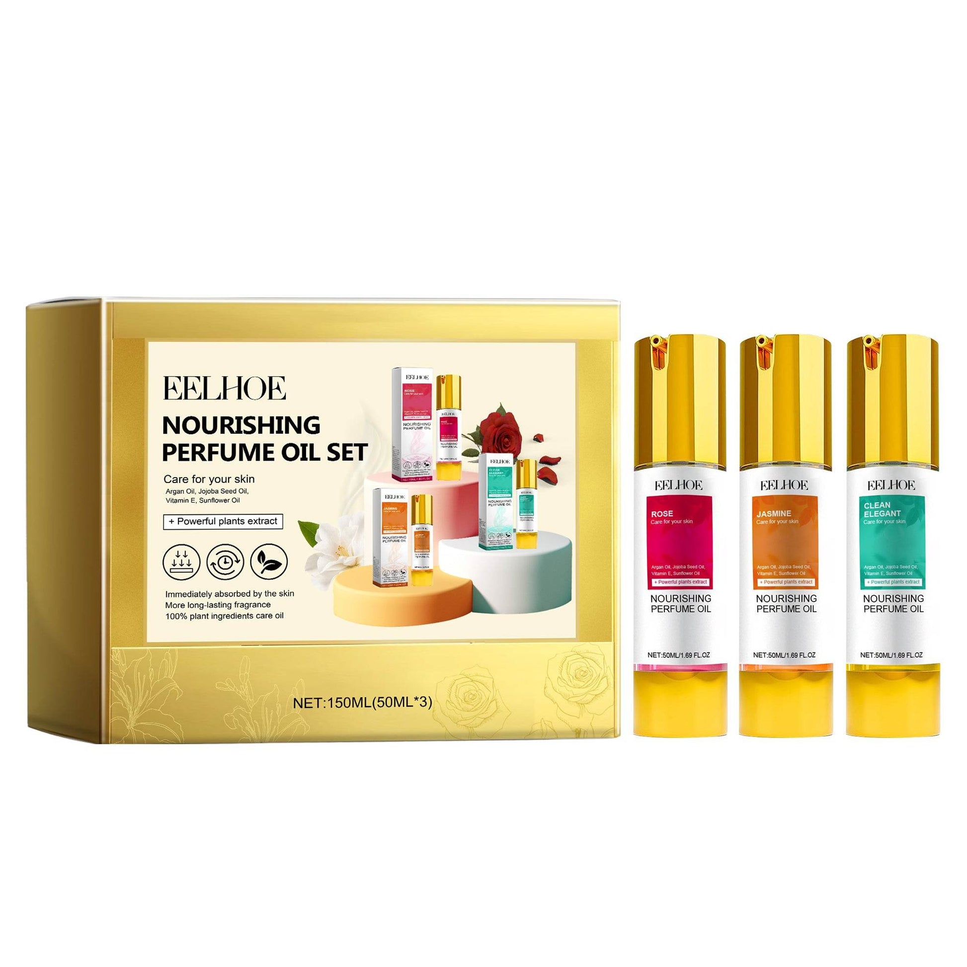 Women's Fresh Charm Perfume Set with Lasting Floral Scent - Estalios