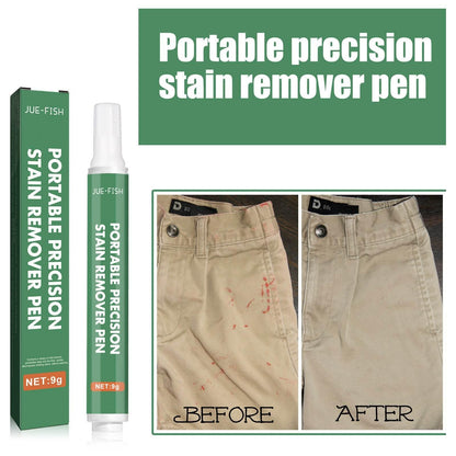 Portable Precision Stain Remover Pen for Yellow Clothes Cleaning - Estalios