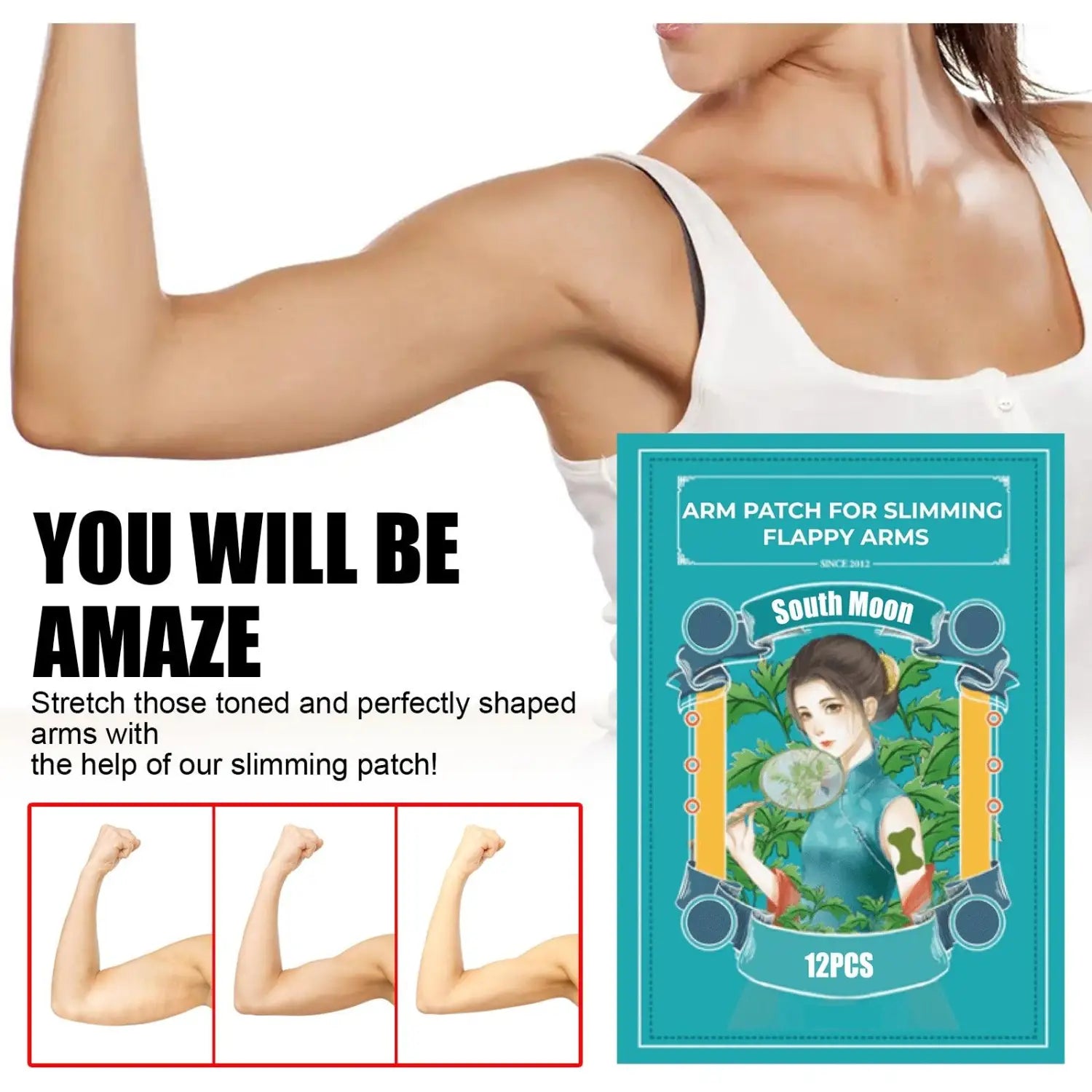Parche de artemisa para el brazo para terapia de moxibustión herbal natural