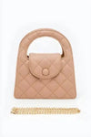 Chic Quilted Handbag with Luxe Gold Chain for Elegance - Estalios