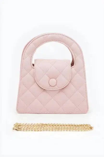 Chic Quilted Handbag with Luxe Gold Chain for Elegance - Estalios