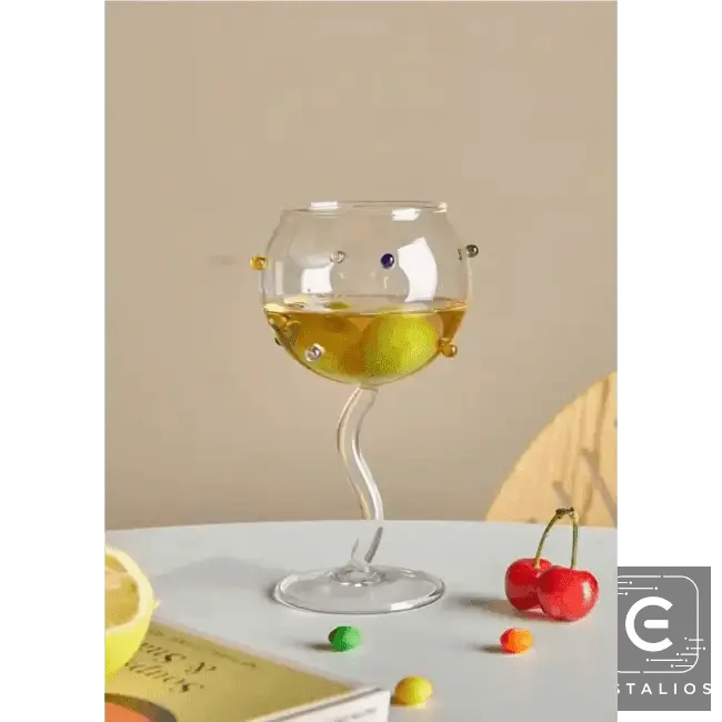 Colorful Whimsical Cocktail Glass to Sparkle Every Sip - Estalios