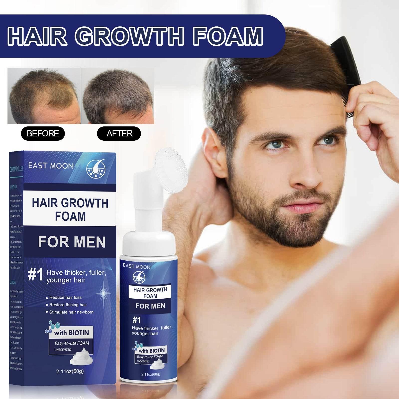 Men's Hair Thickening Foam for Root Follicle Repair - Estalios