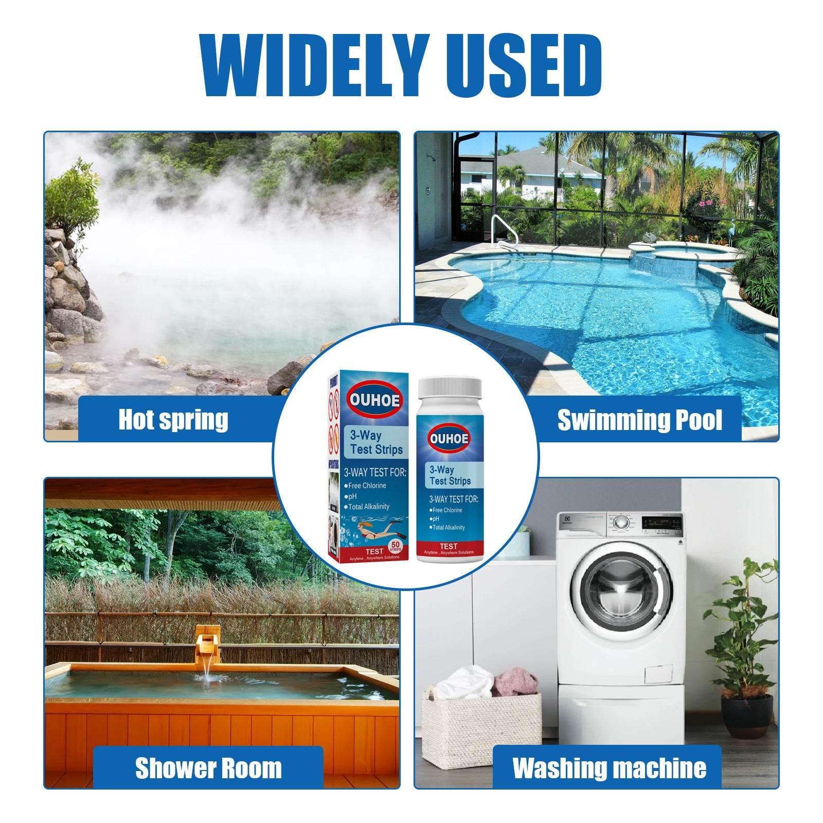 3-In-1 Ph Test Strip for Pool Water Quality and Alkalinity - Estalios