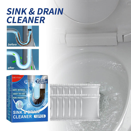 Drain Cleaner Toilet Kitchen Anti-Clogging Dredging Cleaner - Estalios