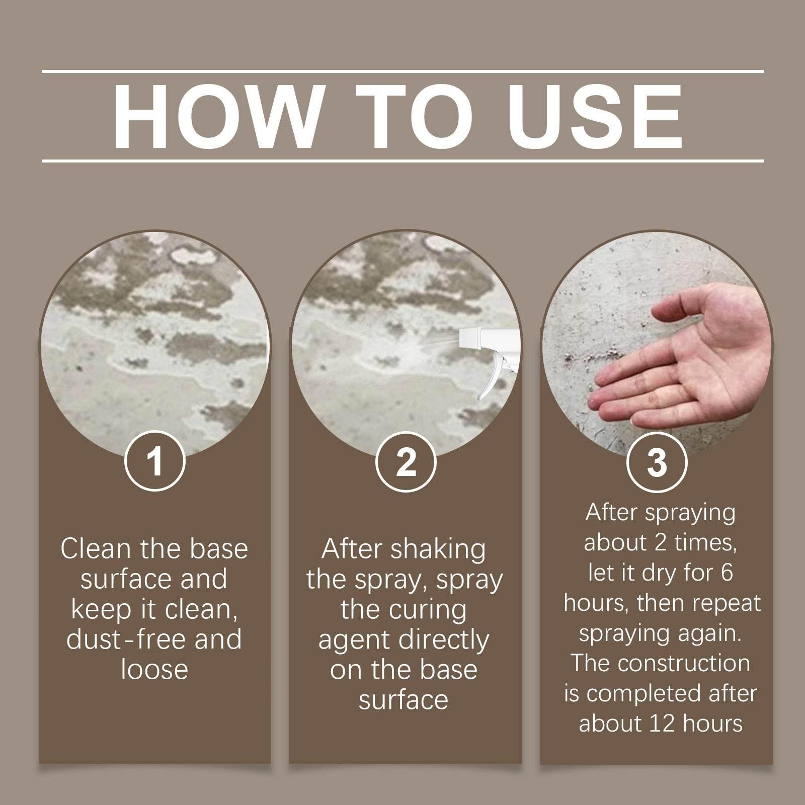 Wall Peeling Dust Fixing Agent Interior And Exterior Repair Spray - Estalios