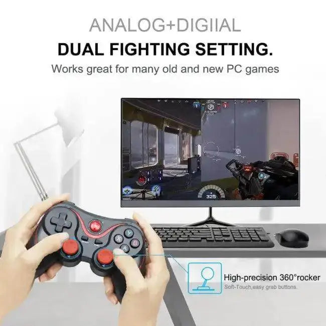 Dragon TX3 Wireless Bluetooth Mobile Gaming Controller With Mount - Estalios